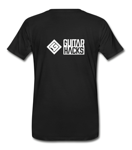 Guitar Hacks Community Shredder Tshirt Back